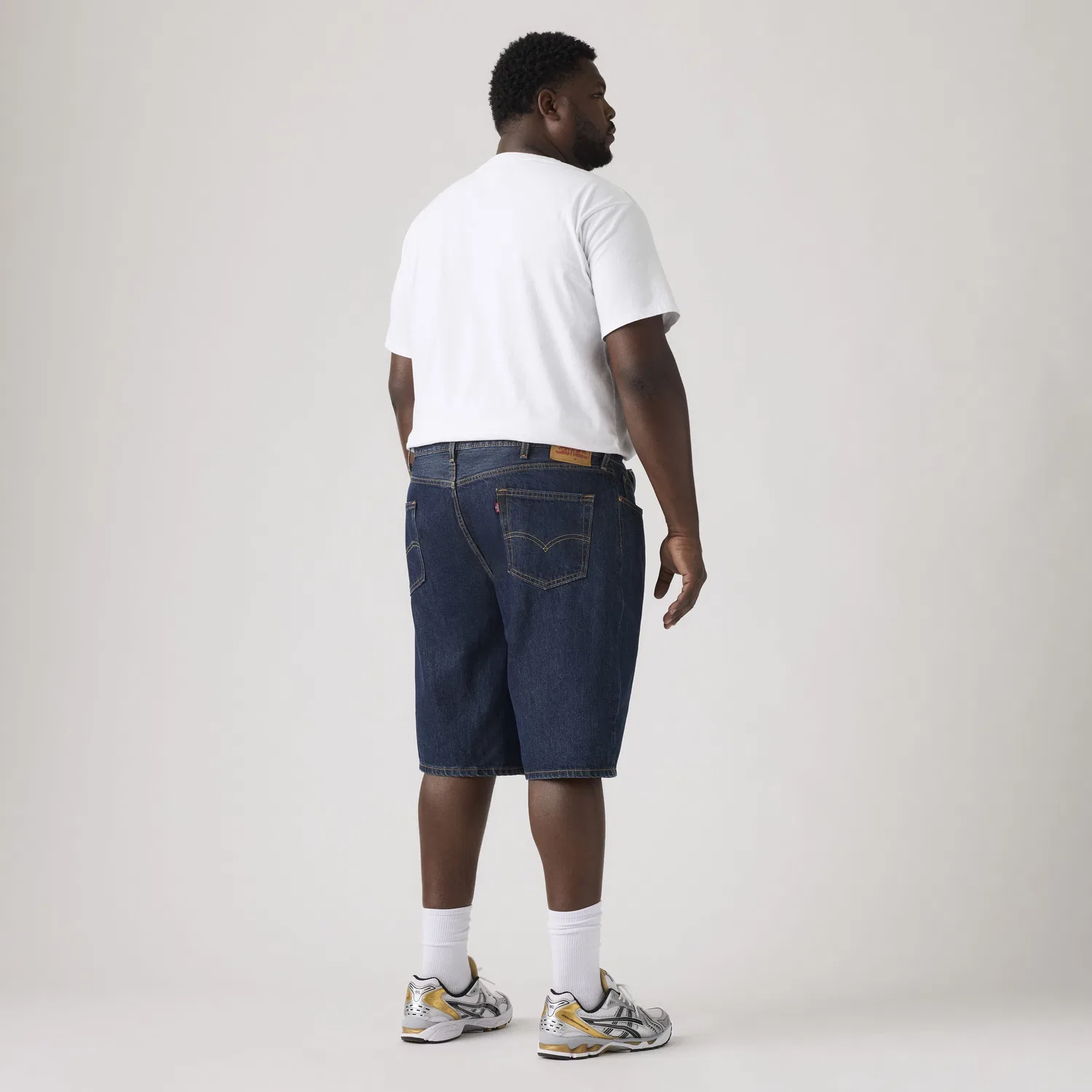 469 Свободные мужские шорты 12 дюймов (большие размеры) Levi's, Dark Wash — фото 3