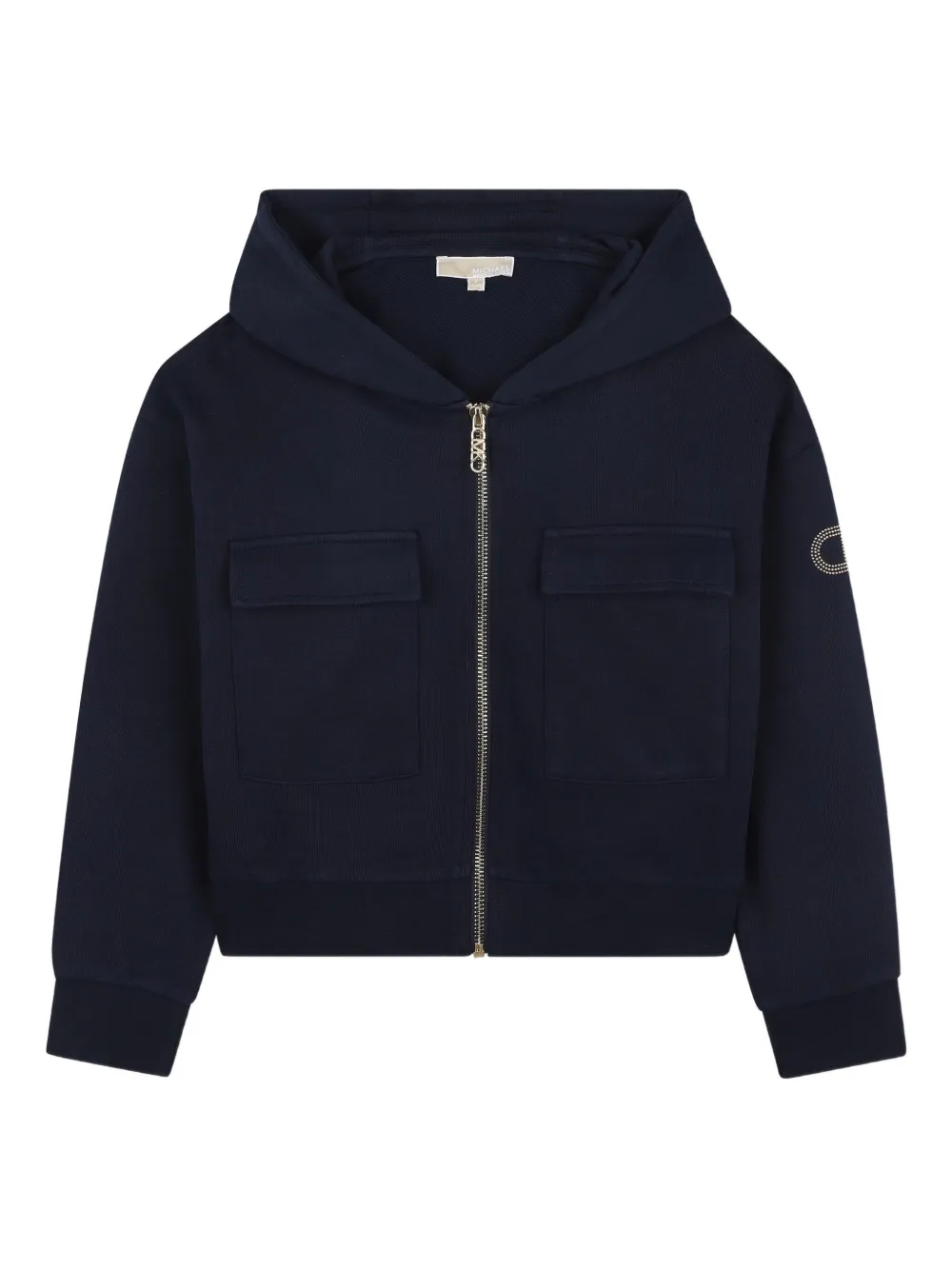 

Толстовка на молнии с капюшоном Michael Kors Kids, синий
