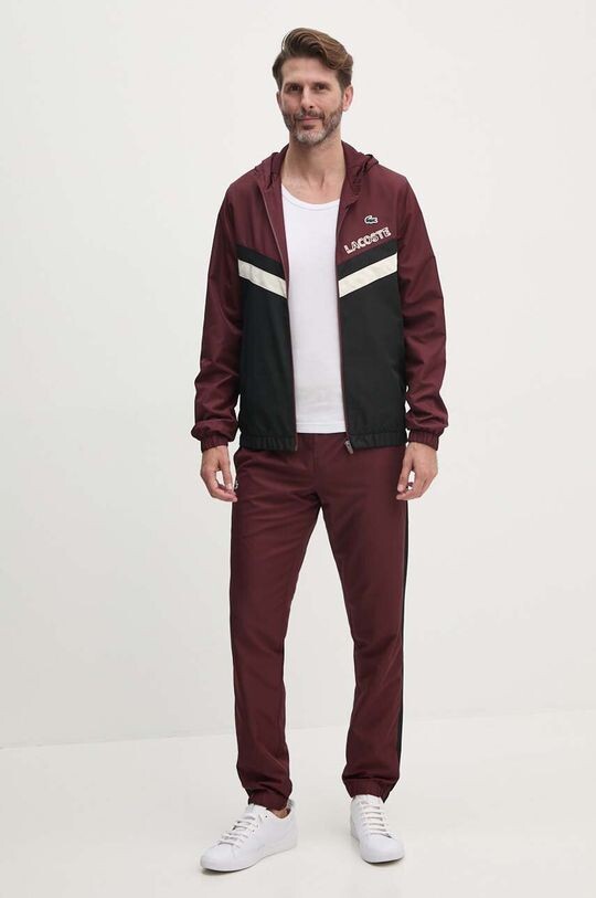 

Спортивный костюм Lacoste, бордовый