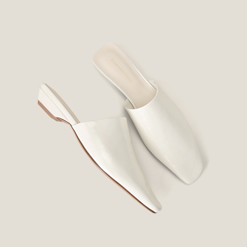 SHOEMAKER QUEEN Женские противоскользящие закрытые тапочки устойчивые к истиранию стильный серебристый, цвет Stylish Silver — фото 4