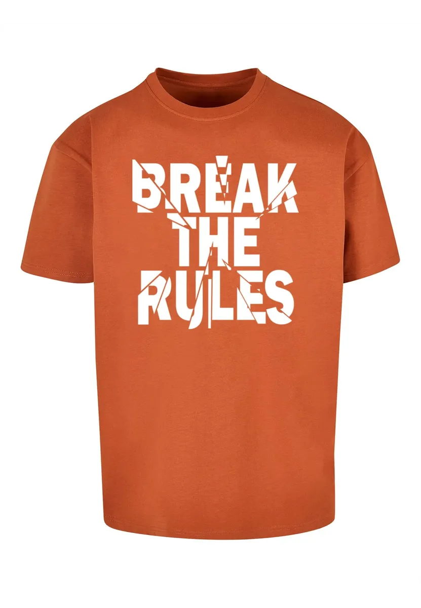

Футболка Merchcode "Мужская футболка Merchcode Break The Rules 2 Heavy Oversize", цвет Toffee