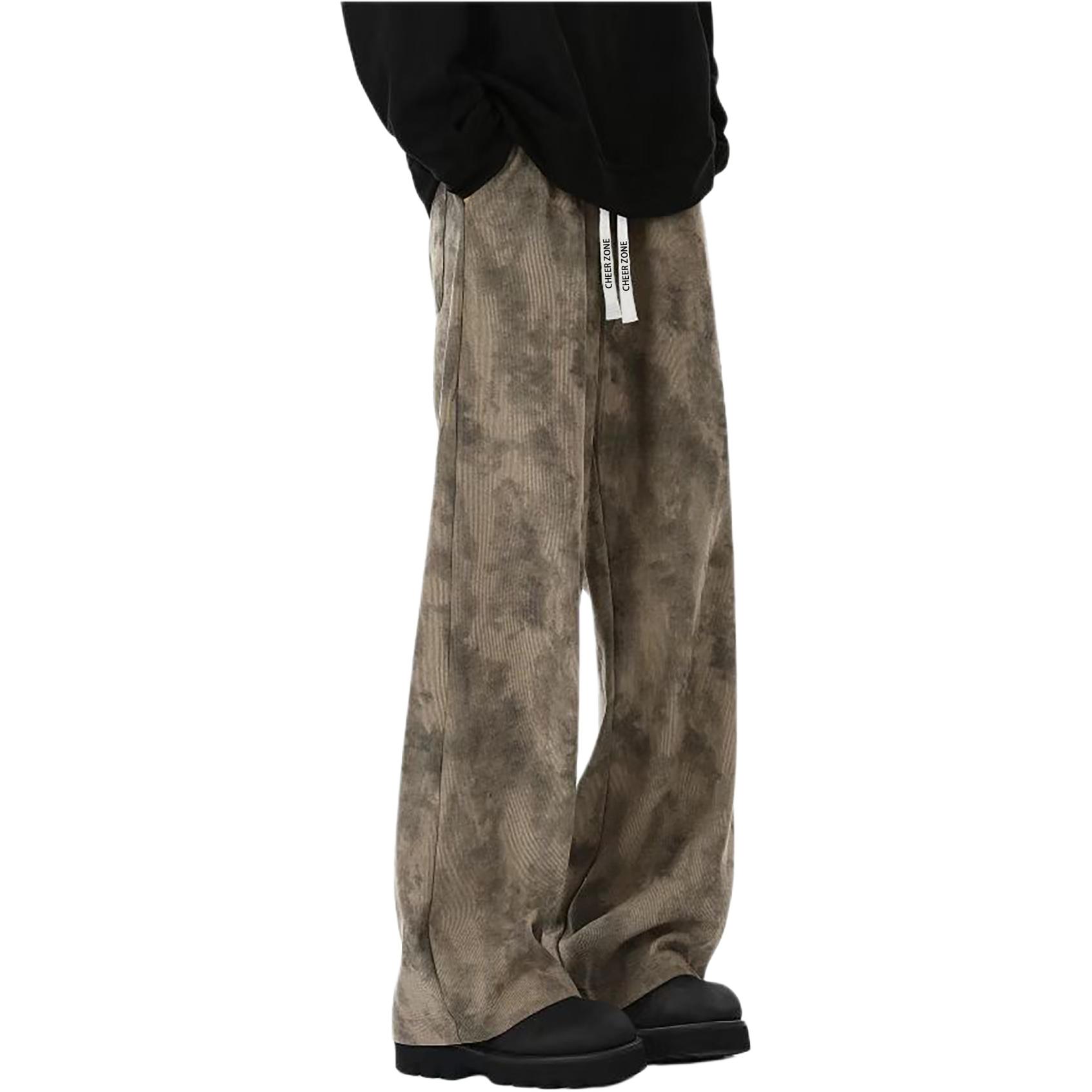 

Повседневные брюки Unisex утепленные с флисовой подкладкой прямого кроя VanCamel, коричневый[upgraded fleece-lined]