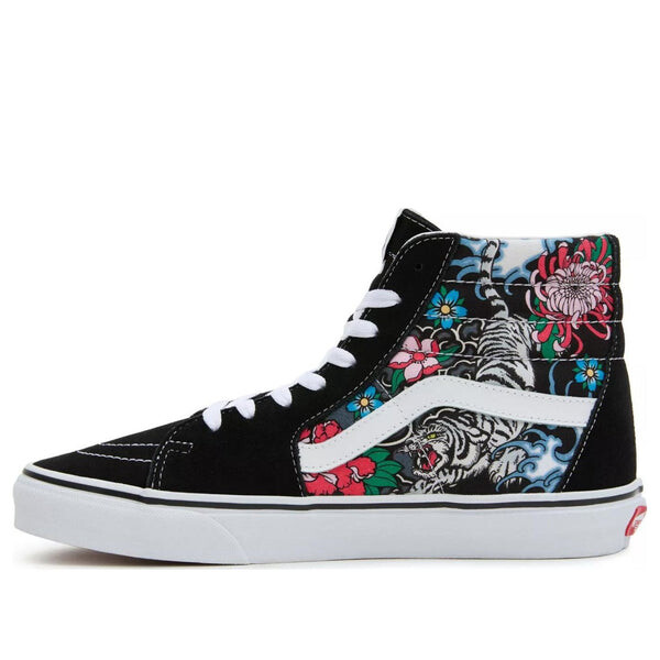 

Кроссовки sk8-hi 'tiger floral' Vans, черный