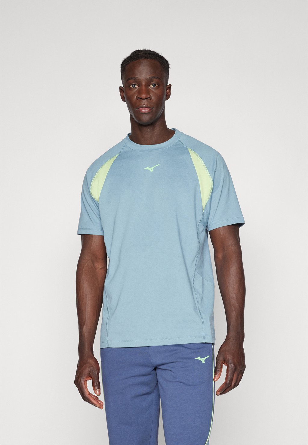 

Футболка с принтом ATHLETICS FRONTIER TEE Mizuno, синий