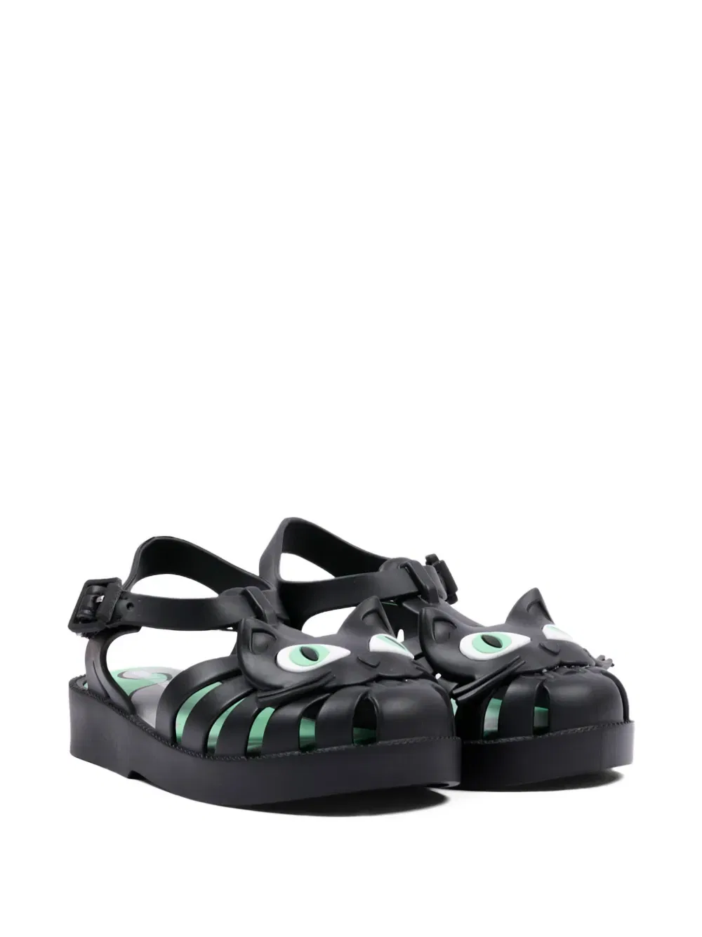Сандалии в виде клетки для кошки, принадлежащей хозяину Mini Melissa, черный