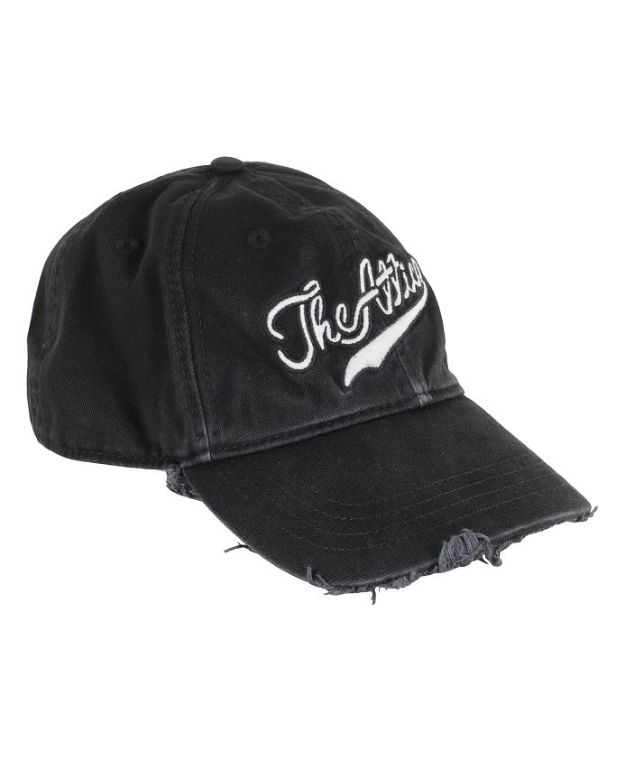 

Черная вышитая кепка The Attico, черный