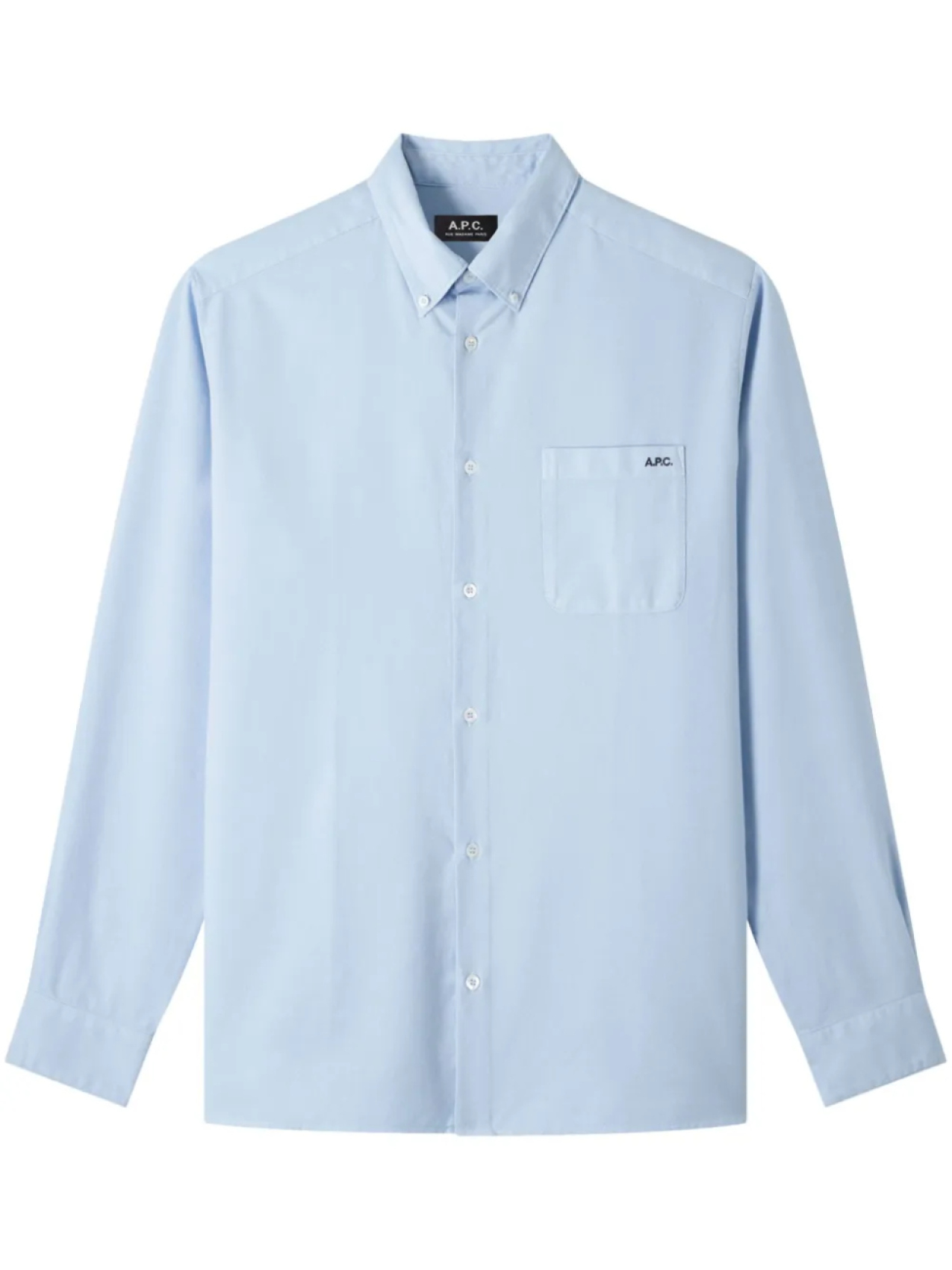 

A.P.C. рубашка Mateo, синий