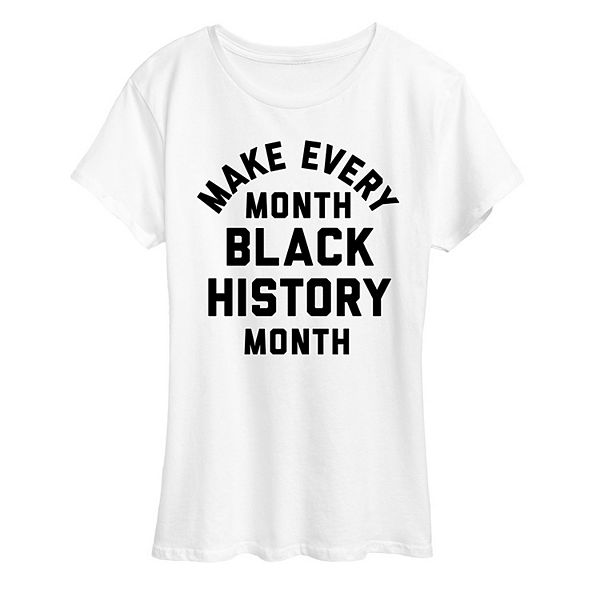 

Футболка Women's black history month graphic Licensed Character, White
