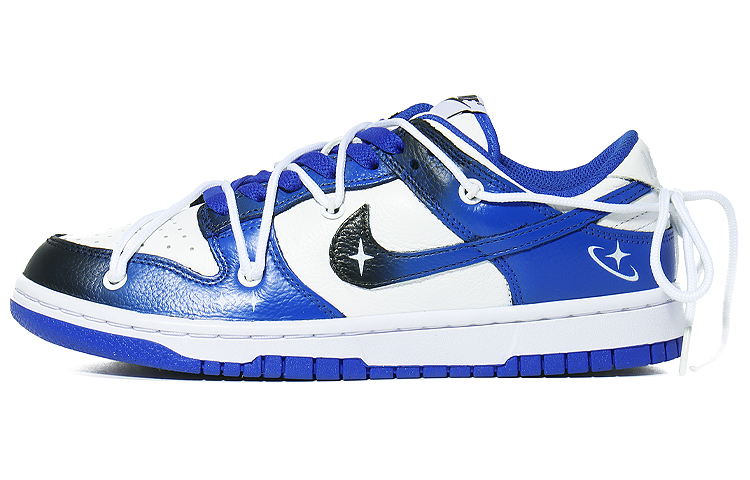 

Кроссовки Nike Dunk Skateboarding Shoes Unisex Low-top Blue/black/white, синий