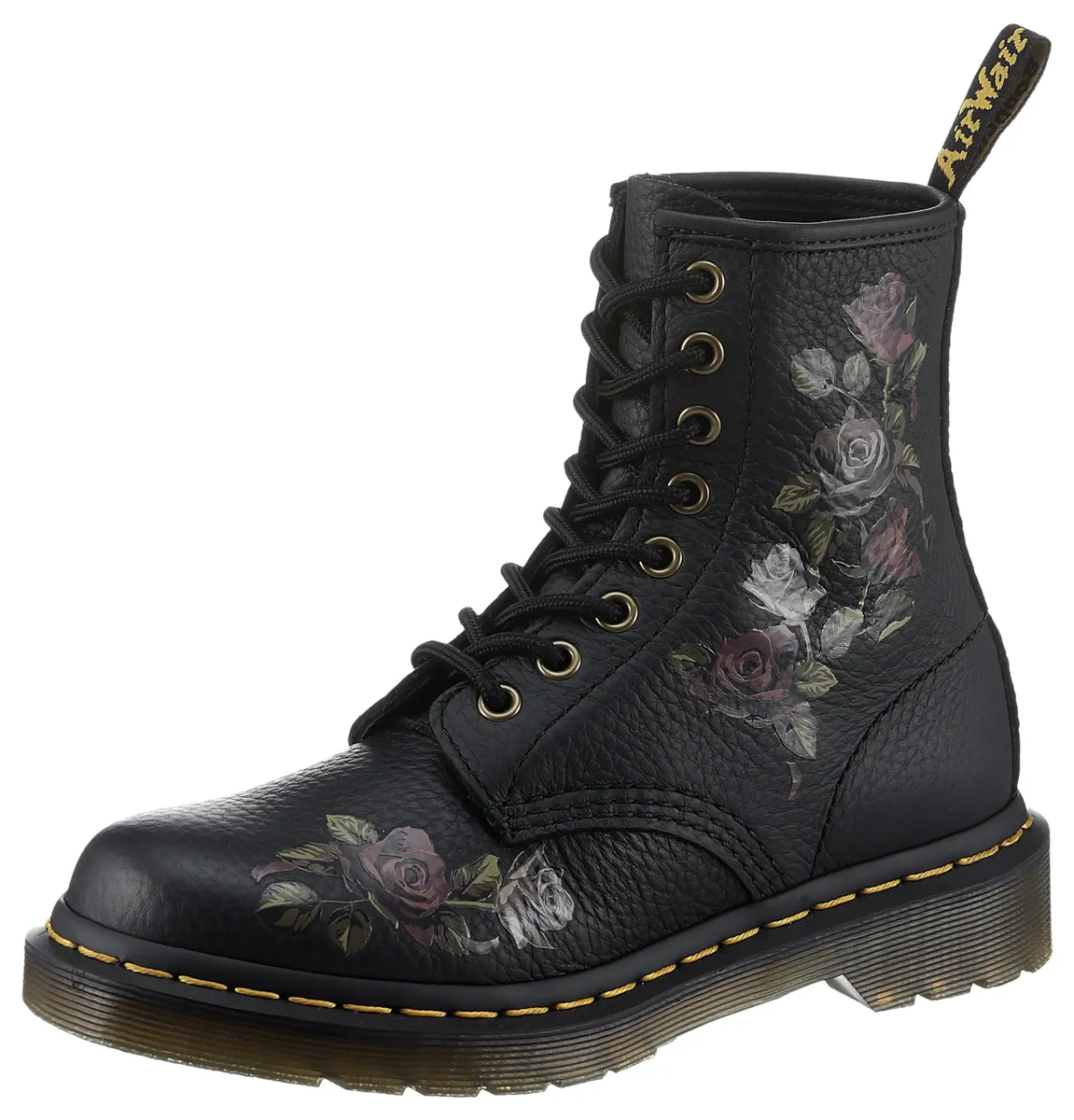 Ботинки Dr. Martens 1460 Decayed на шнуровке, черный
