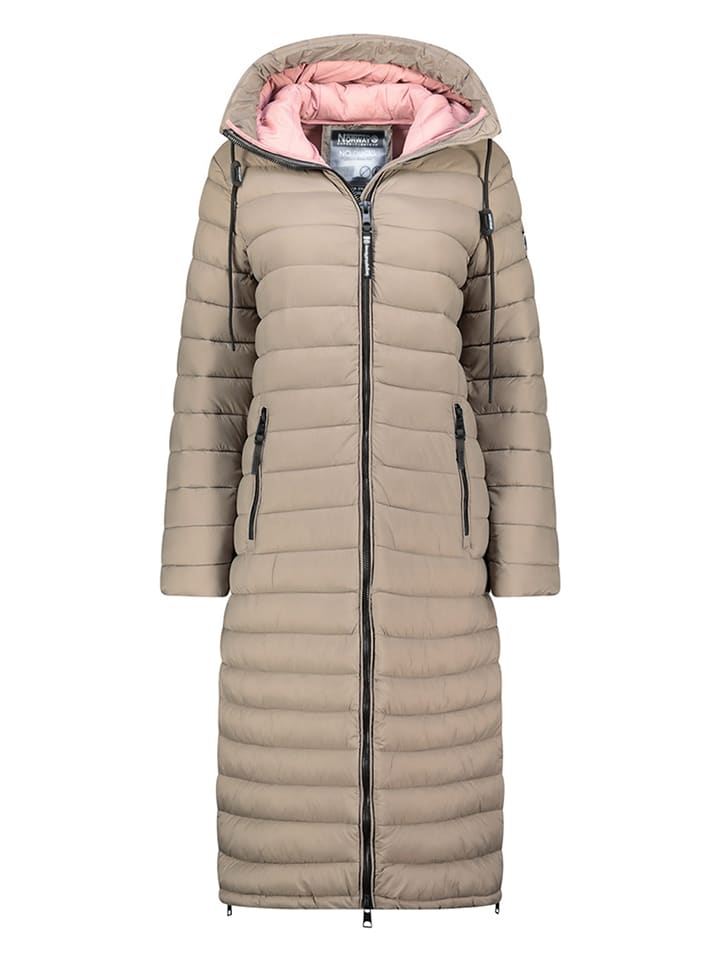 

Geographical Norway Зимнее пальто "Азуле" в бежевом цвете
