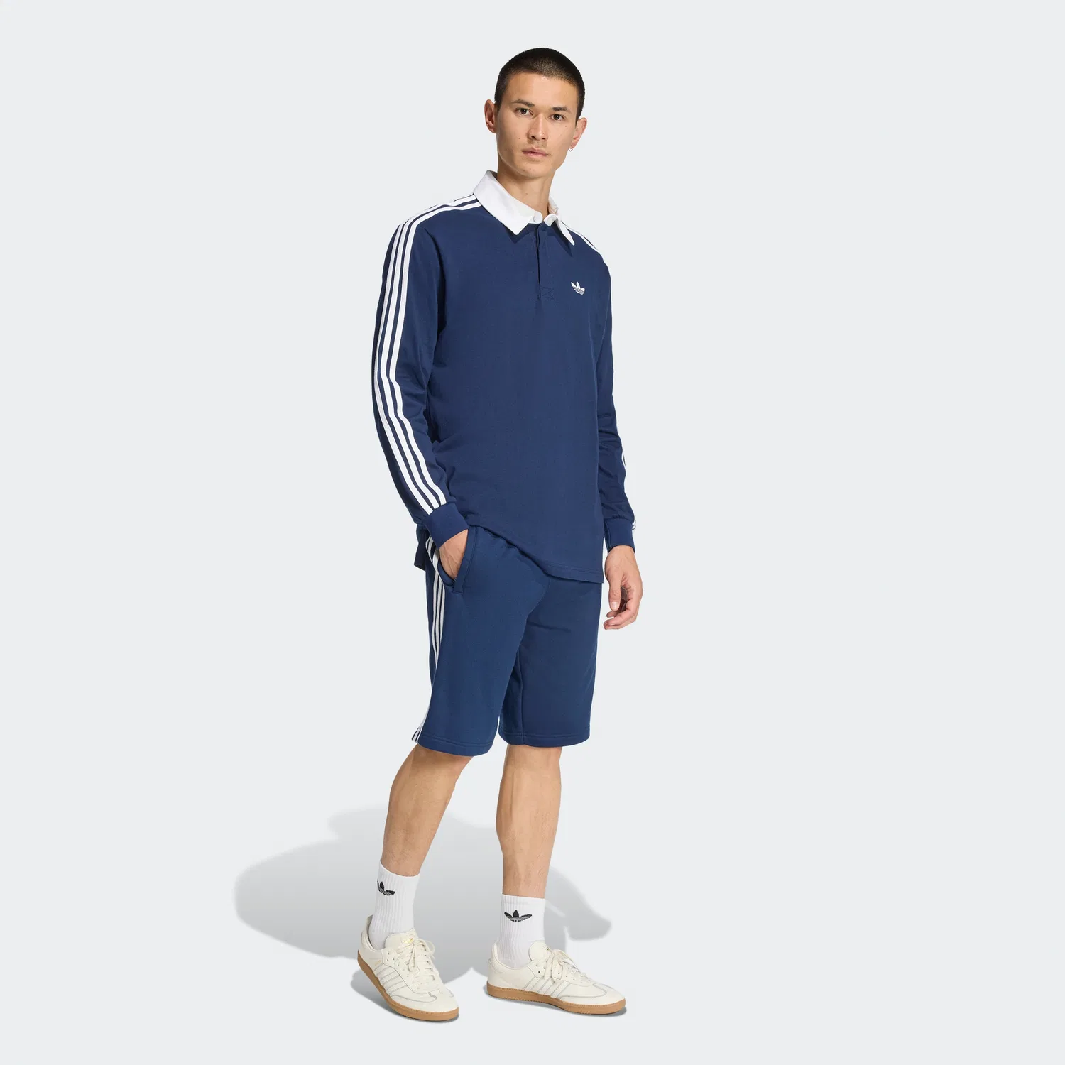 Мужские шорты 3-Stripes Night Indigo от Adidas — фото 3