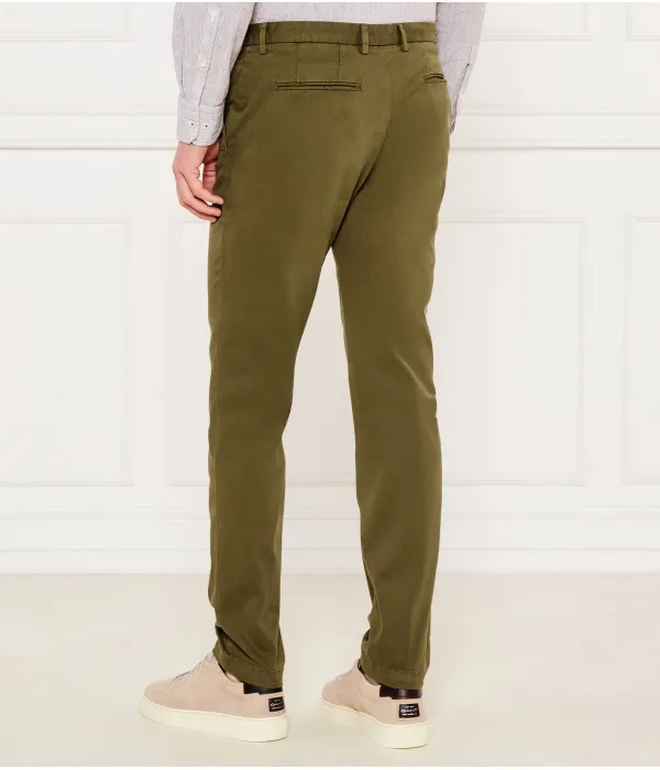 Брюки-Чиносы Kaito1 Slim fit Boss, зеленый — фото 4