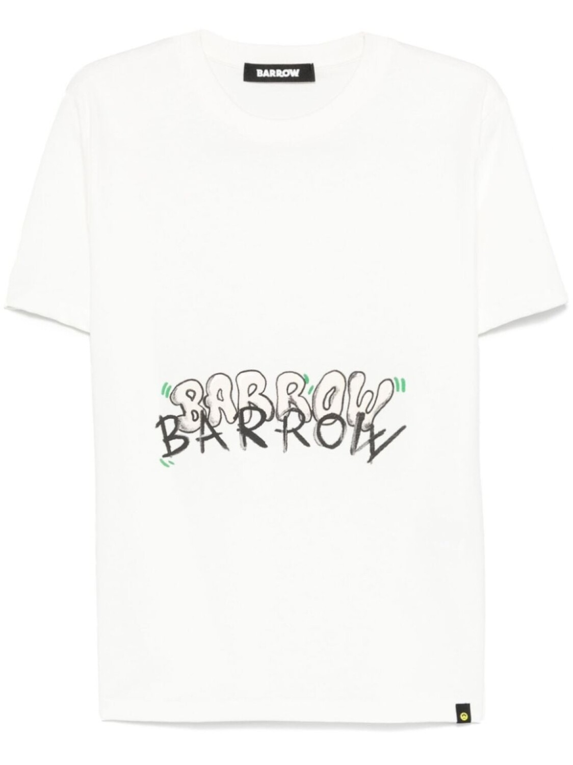 

BARROW футболка с принтом, серый