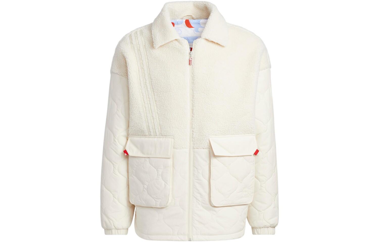 

Стеганая куртка унисекс Wonder White Adidas, цвет Wonder White