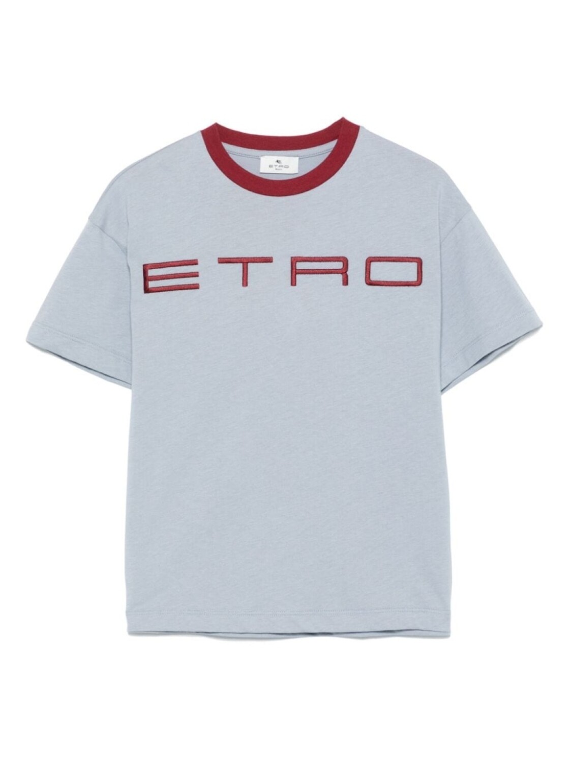 

Футболка с вышитым логотипом ETRO KIDS, синий