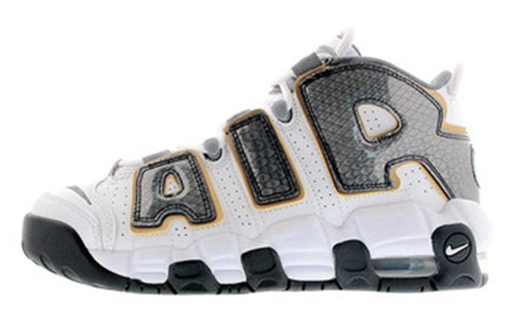 

Кроссовки Nike Air More Uptempo White Anthracite Snakeskin GS