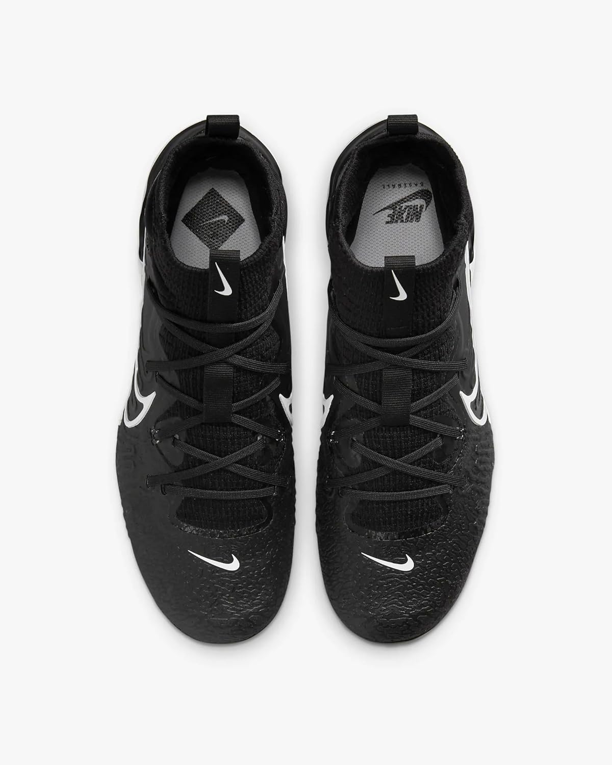 Бейсбольные бутсы Nike Alpha Huarache NXT для мужчин, белый/черный — фото 4