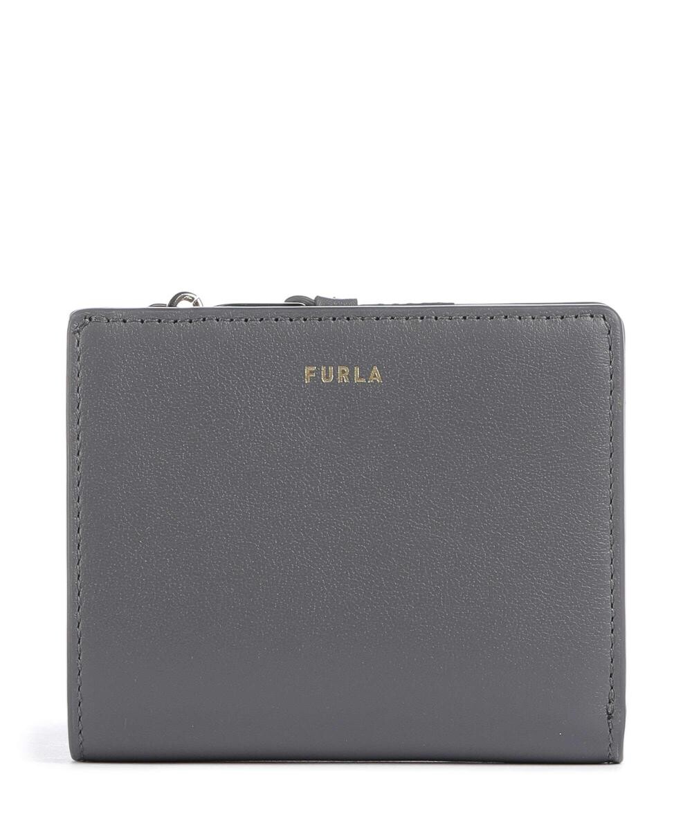 

Кошелек nuvola из мелкозернистой кожи Furla, серый