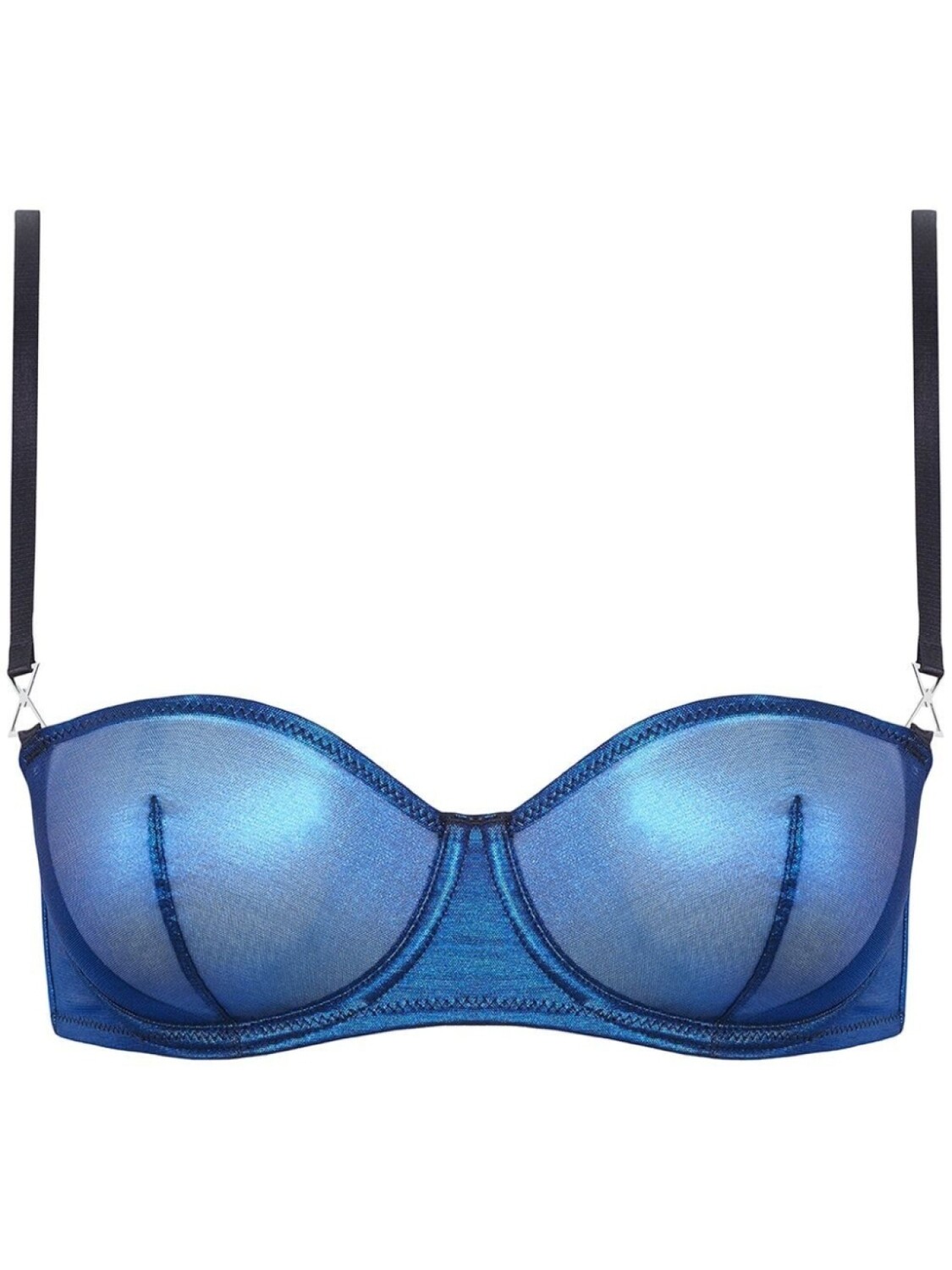 

Maison Close бюстгальтер-балконет Blue Angel, синий
