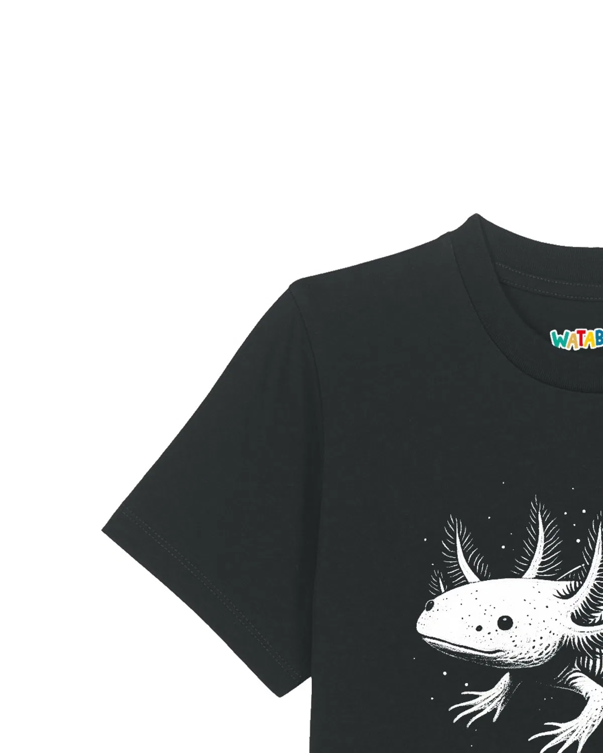 Футболка 'Axolotl' Watabout.Kids, Black — фото 3