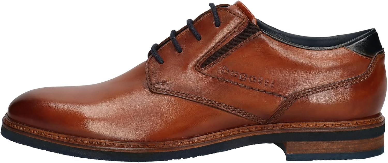

Мужские кружевные туфли Bugatti, Cognac