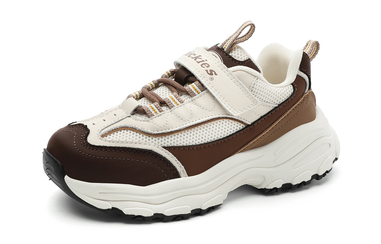 Детские кроссовки PS Low-top белого/коричневого/светло-зеленого/песочного цвета Dickies, хаки — фото 2