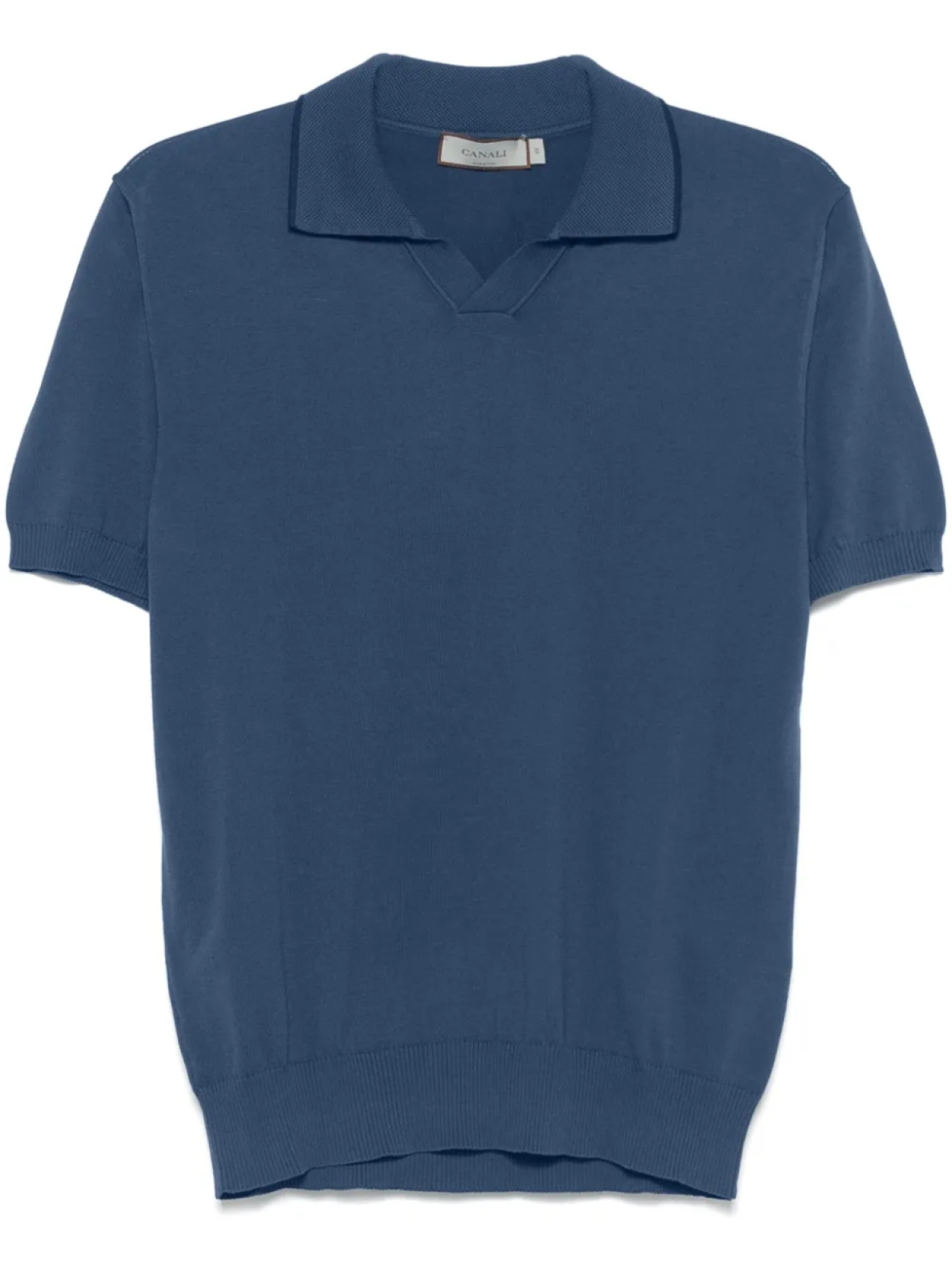 

Canali футболка тонкой вязки, синий