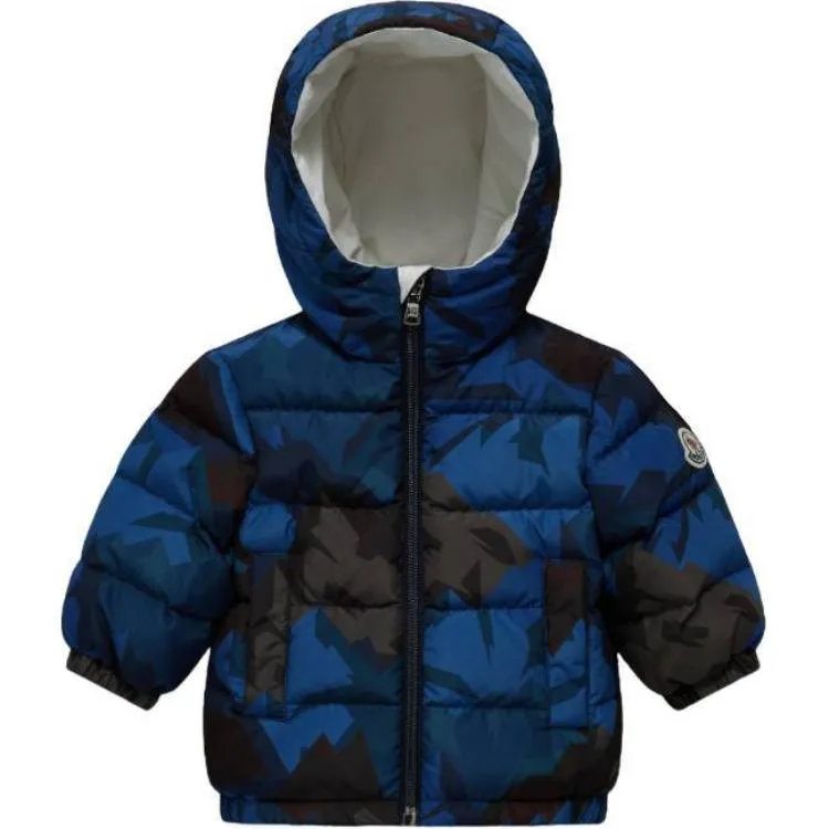Moncler Детский топ синий для малышей