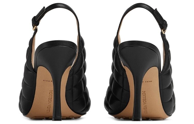 Туфли женские Bottega Veneta мягкие, черный — фото 4