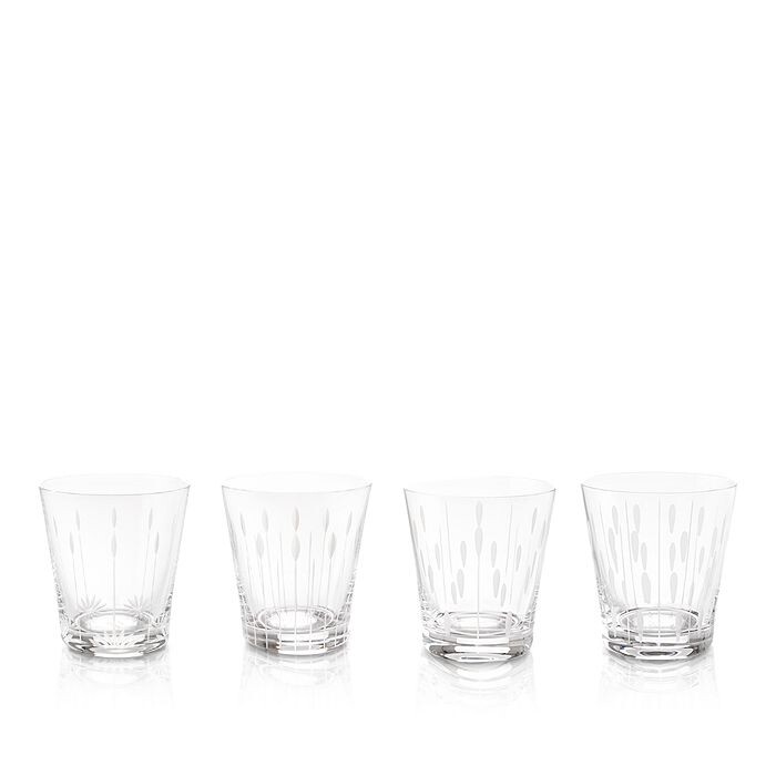 

Lalique стаканы Lotus, набор из 4 шт, белый
