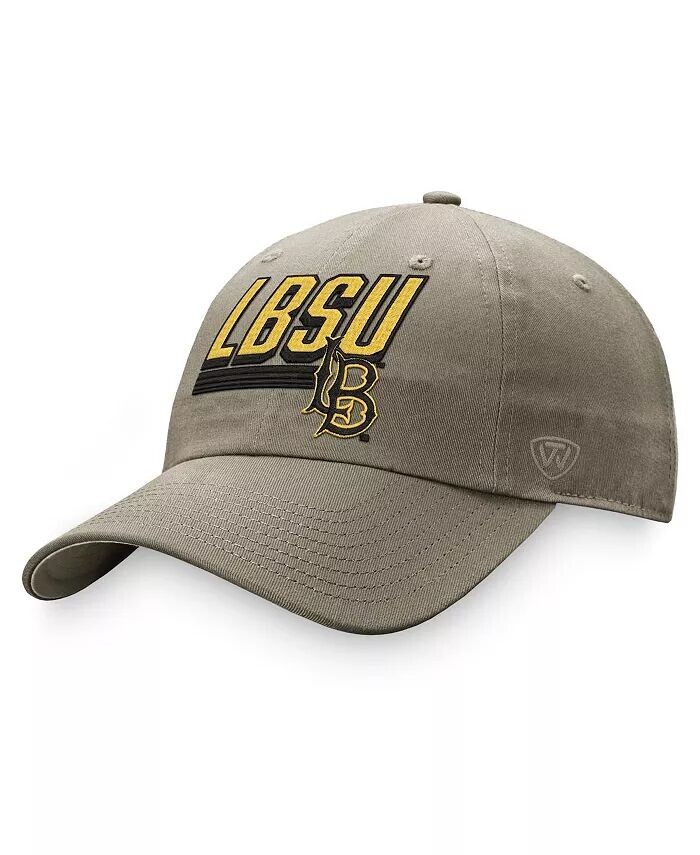 

Мужская шляпа цвета хаки Cal State Long Beach The Beach Slice Adjustable Hat Top of the World