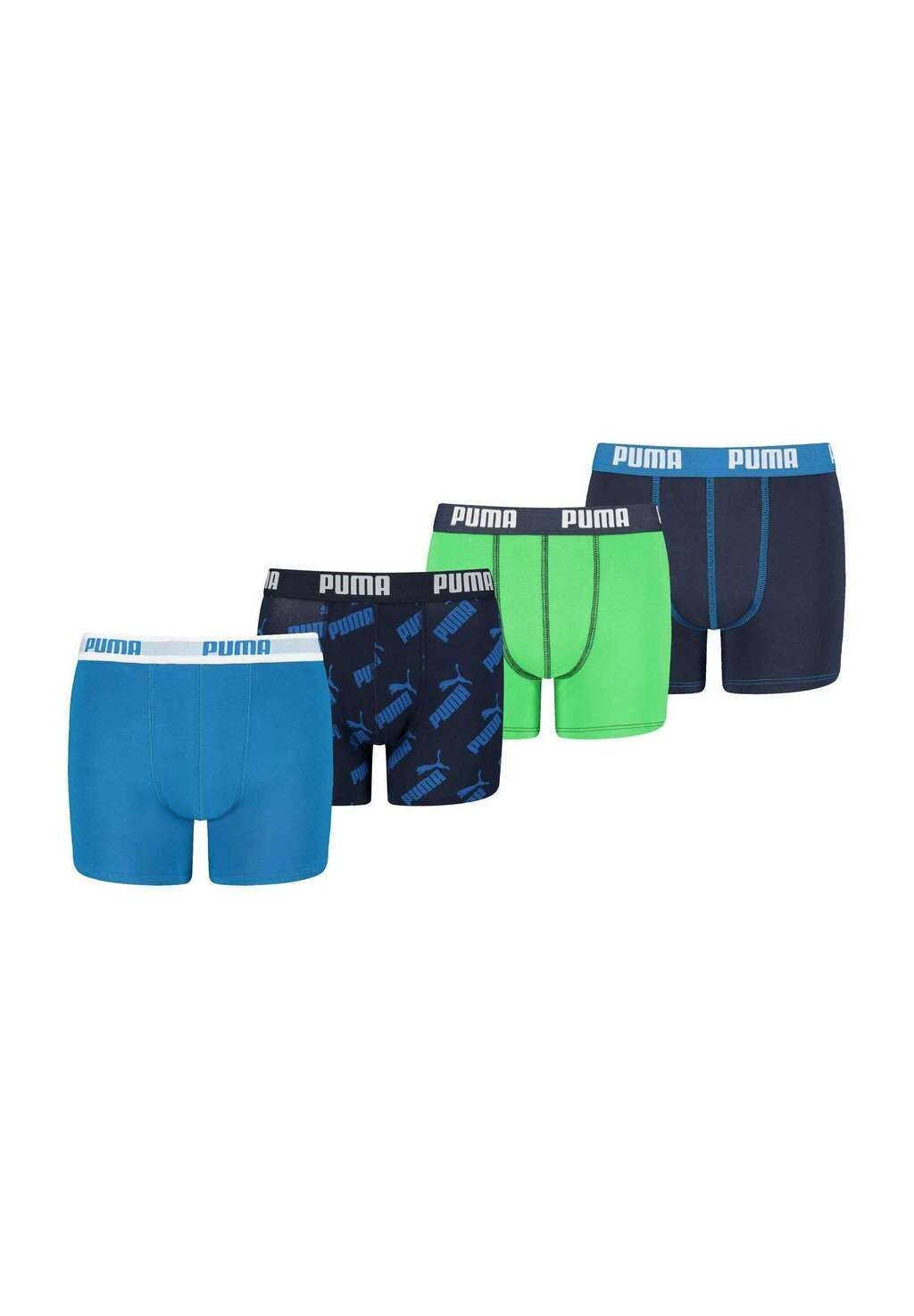 

Боксеры BOY'S COTTON 4 PACK Puma, зеленый