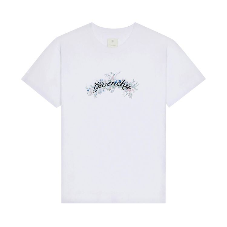 

Футболка Givenchy Flowers T-Shirt White, белый
