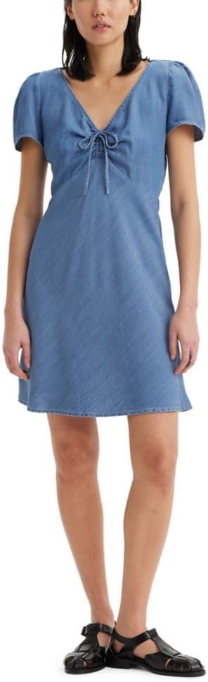 

Женское мини-платье Levi's Delaney с короткими рукавами (также доступно в размере Plus), New News