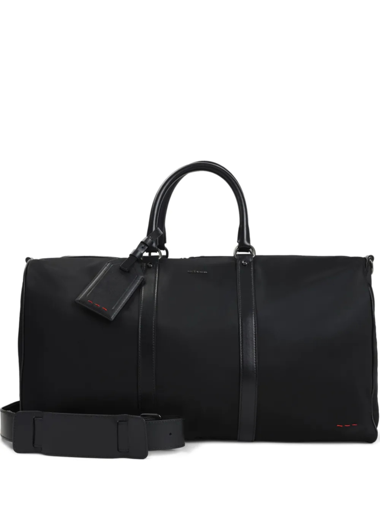 

Сумка Kiton с кожаной отделкой, черный