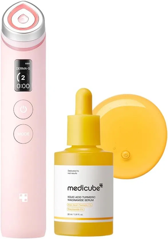 Набор для ухода за кожей Medicube Booster Pro Pink + Vitamin Basic Serum