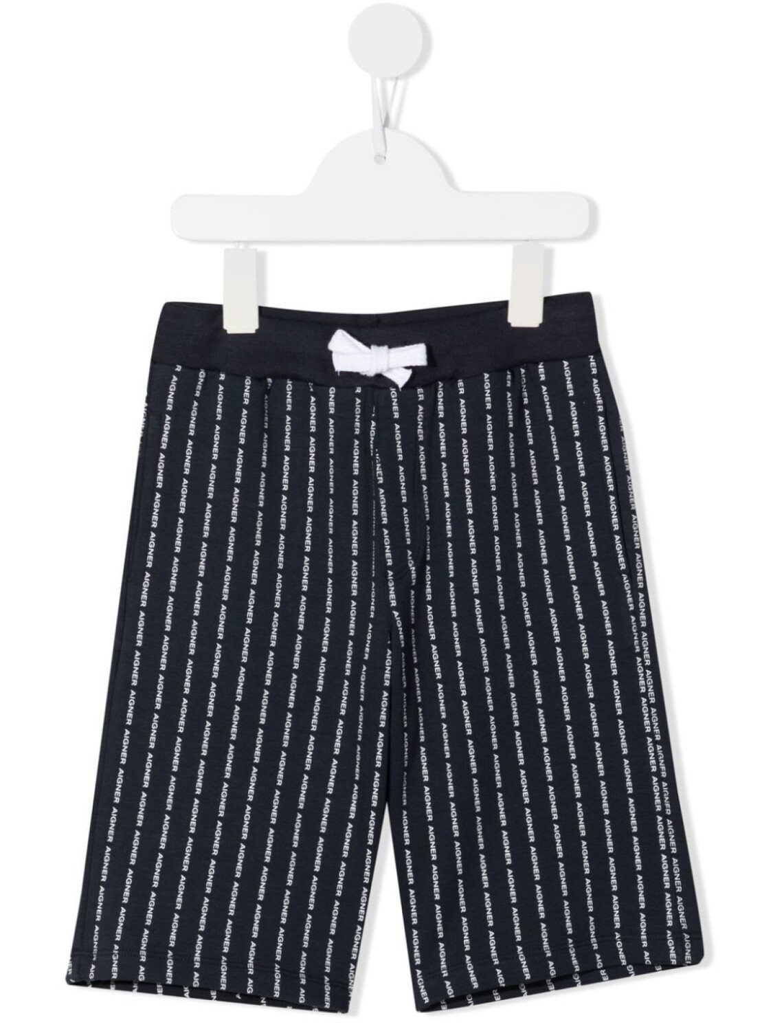 

Aigner Kids укороченные брюки с логотипом, синий
