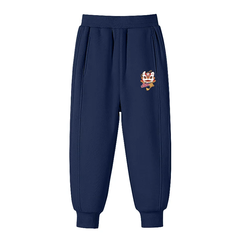 Детские спортивные штаны Moderate WARRIOR, [Fleece-Lined]Gray/H Lucky Lion K — фото 4