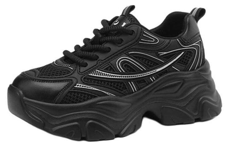 

Кроссовки JOSINY Chunky Sneakers Women's Low-Top, черный
