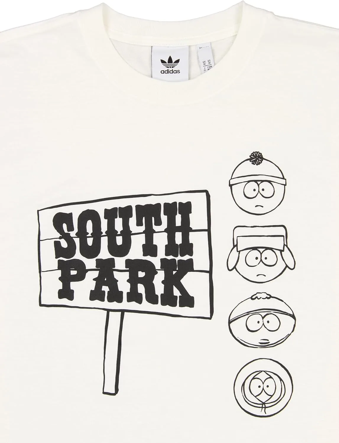 Футболка adidas Originals South Park, белая — фото 2