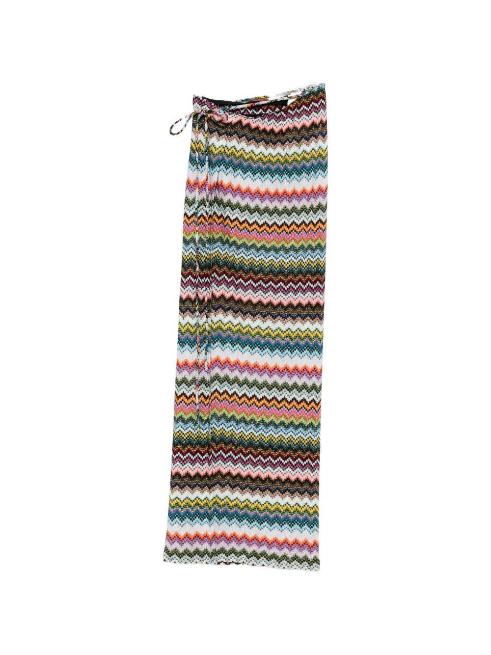 

Длинная юбка с зигзагообразным принтом Missoni, белый