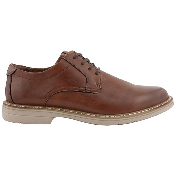Мужские оксфорды Belmont supro comfort на шнурках Deer Stags, Cognac — фото 2