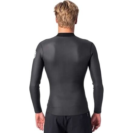 

Куртка гидрокостюма Dawn Patrol с длинными рукавами и молнией во всю длину 1,5 мм мужская Rip Curl, черный