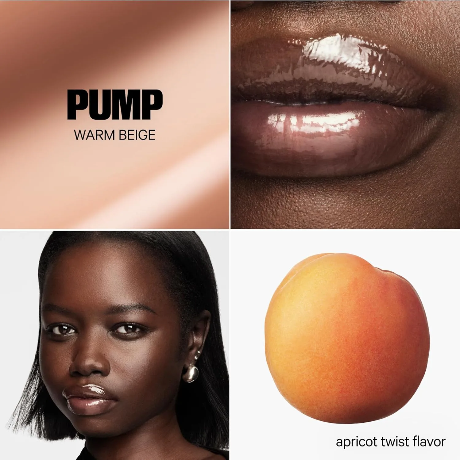 Увлажняющий, полупрозрачный бальзам для губ Milk Makeup Balmade Electrolyte Lip Balm - питает и восстанавливает влагу - чистая, веганская формула с глянцевым финишем., Pump - Warm Beige, Apricot Twist — фото 4