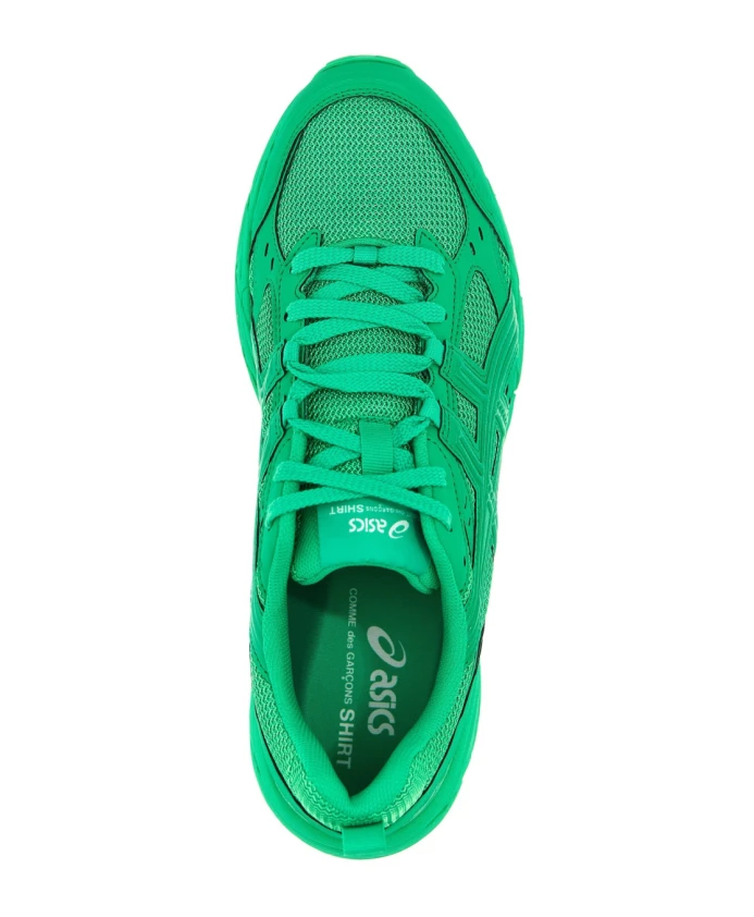 Зеленые гелевые кроссовки Nunobiki с логотипом, резиновые Asics, зеленый — фото 4