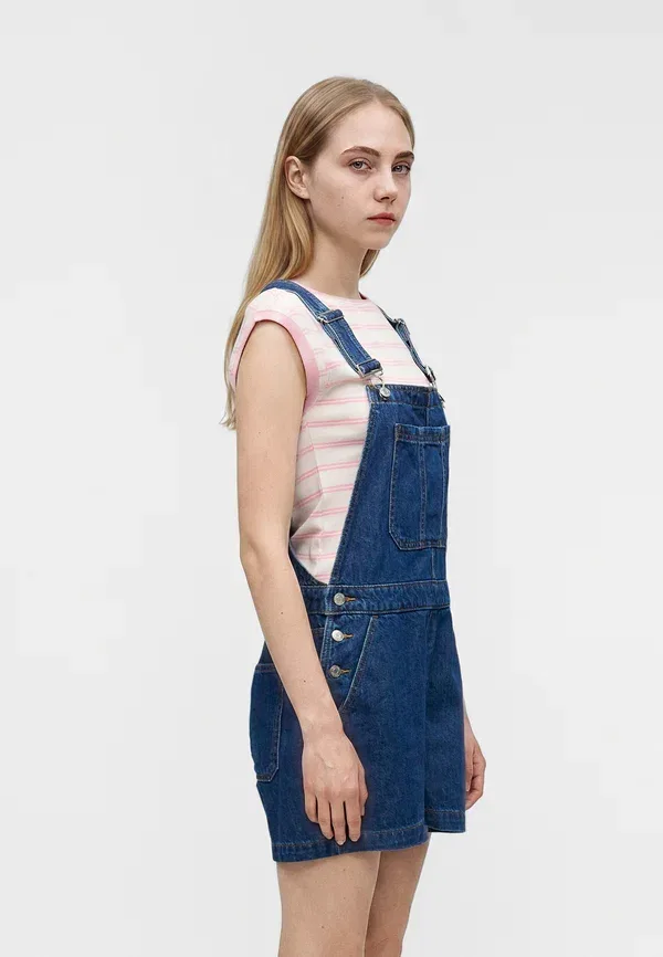 Джинсовый комбинезон Gap, средняя стирка — фото 4