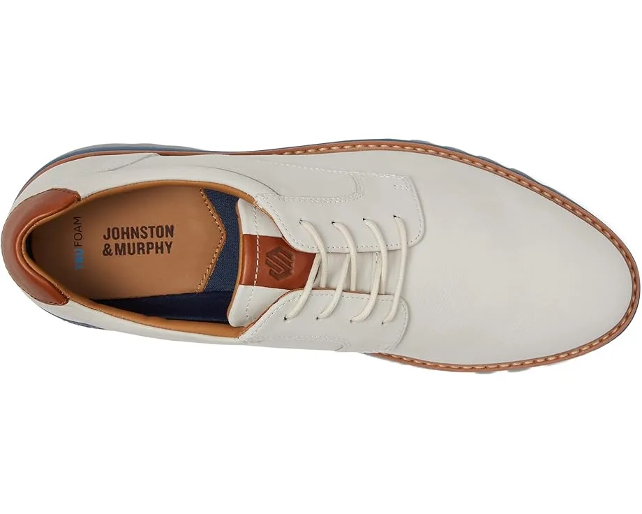 Оксфорды Johnston & Murphy Braydon Plain Toe, Off White Nubuck — фото 2