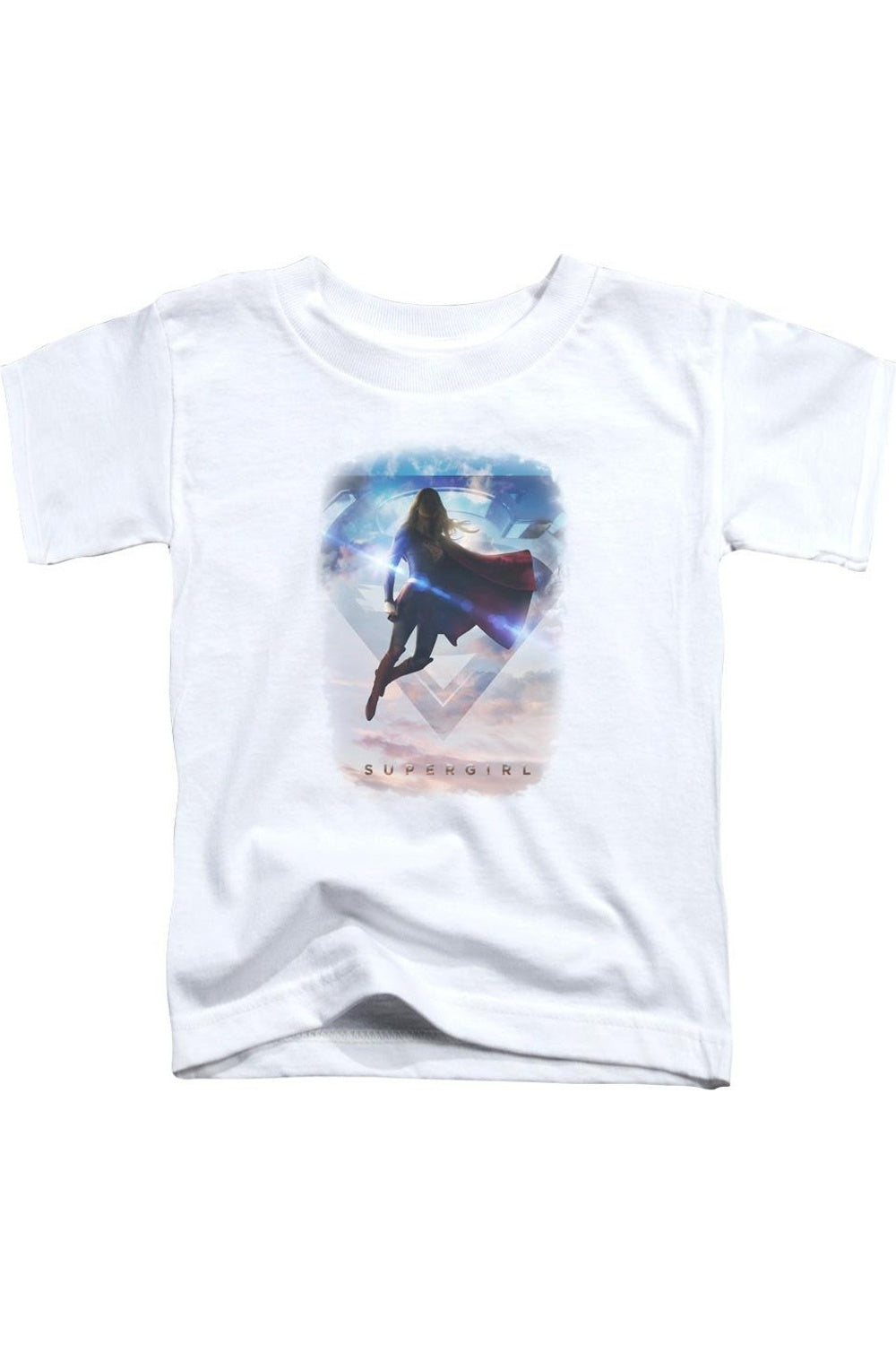 

Футболка с коротким рукавом Supergirl Endless Sky для детей Gildan, белый