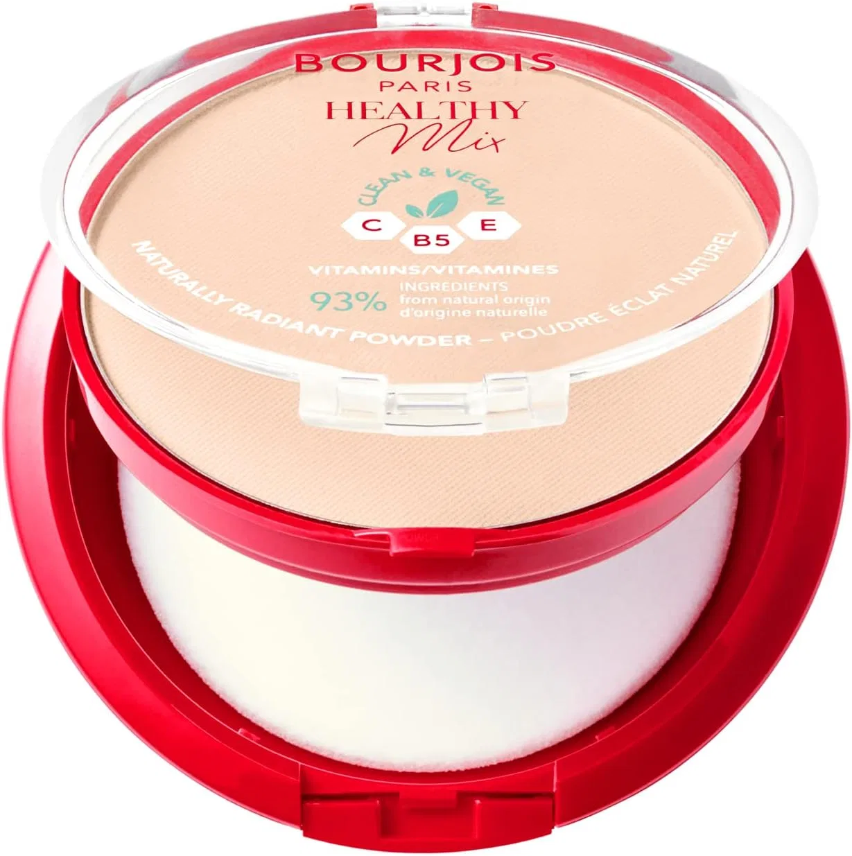 Компактная пудра Bourjois Healthy Mix Clean & Vegan 01 Ivory, 10 г Bourjois, 01 Ivory — фото 2